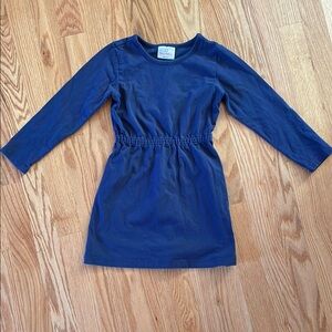 Hanna Andersson Girls Blue Long Sleeve Tunic Top | Size 110 (US 5)